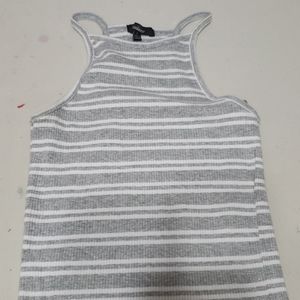 Grey and white tanktop